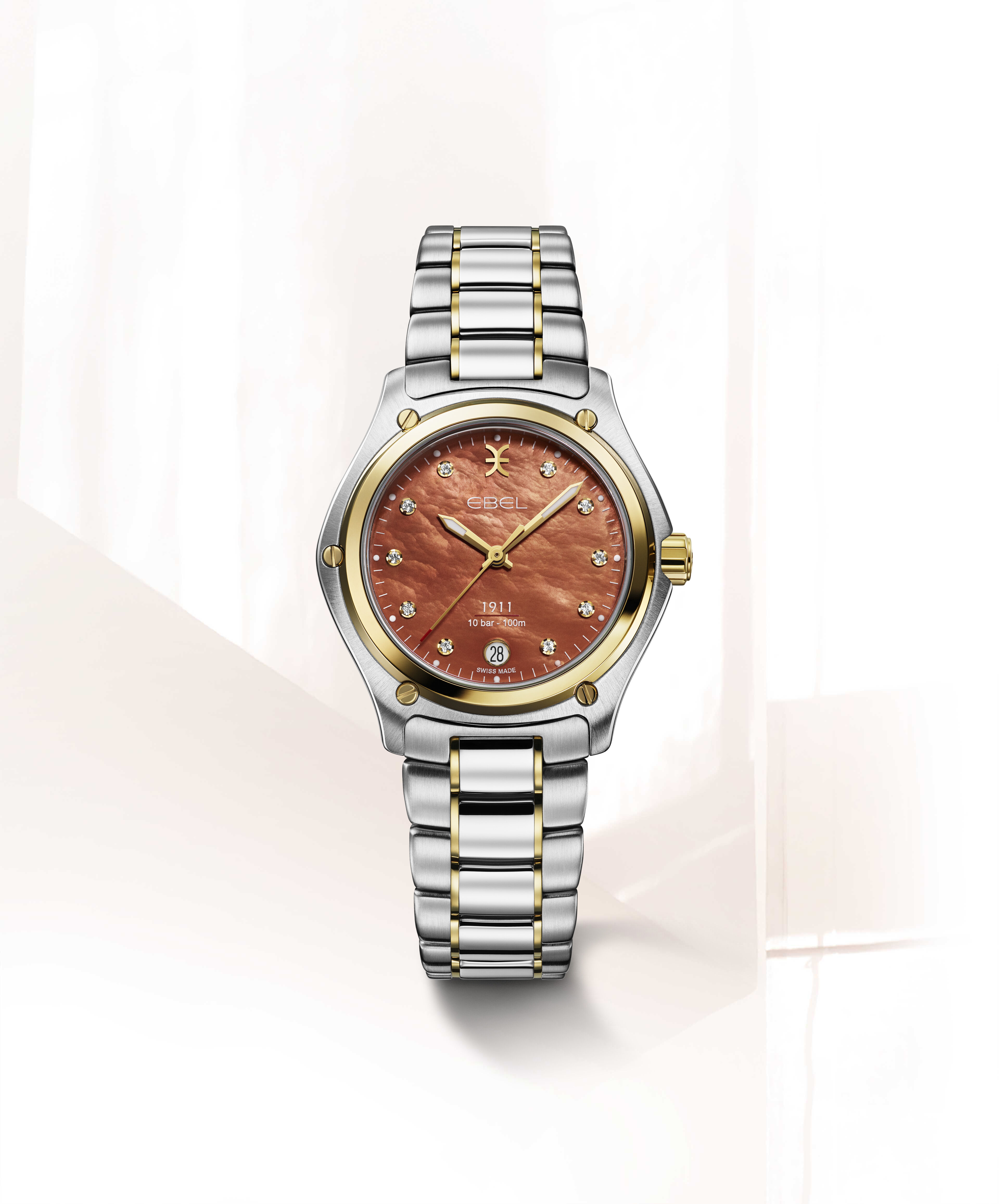 EBEL | Women's Watch EBEL 1911, Stainless steel and 18K yellow gold